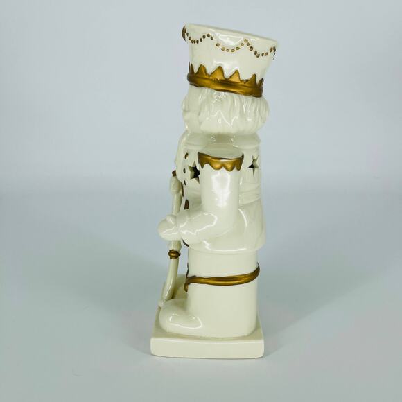 International Bazaar Porcelain Christmas Holiday Nutcracker Decoration - VGUC - Picture 4 of 9